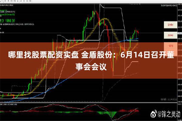 哪里找股票配资实盘 金盾股份：6月14日召开董事会会议