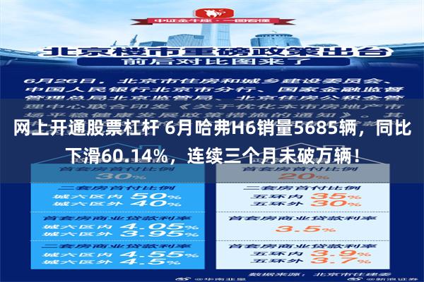 网上开通股票杠杆 6月哈弗H6销量5685辆，同比下滑60.14%，连续三个月未破万辆！