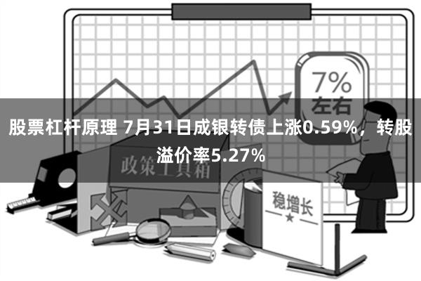 股票杠杆原理 7月31日成银转债上涨0.59%，转股溢价率5.27%