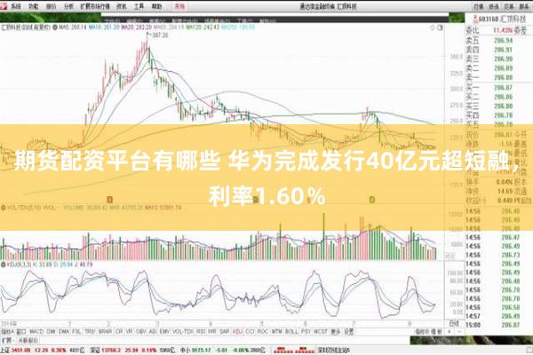 期货配资平台有哪些 华为完成发行40亿元超短融，利率1.60％