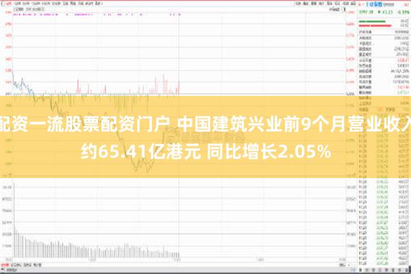 配资一流股票配资门户 中国建筑兴业前9个月营业收入约65.41亿港元 同比增长2.05%