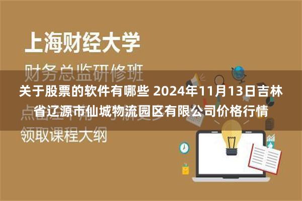 关于股票的软件有哪些 2024年11月13日吉林省辽源市仙城物流园区有限公司价格行情