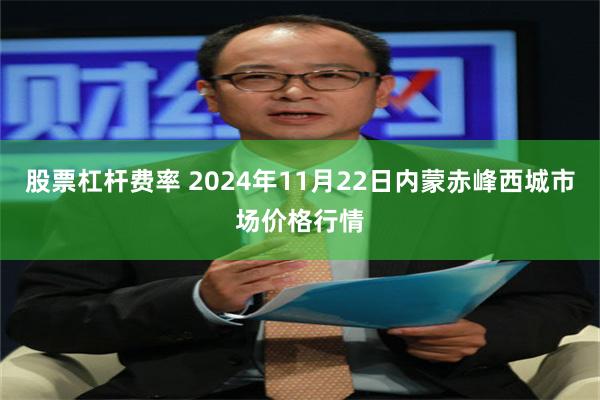 股票杠杆费率 2024年11月22日内蒙赤峰西城市场价格行情